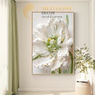 Tranh Đơn Dọc Treo Tường Tráng Gương / Canvas Hoa Tao Nhã HSDD234- MELYHOME