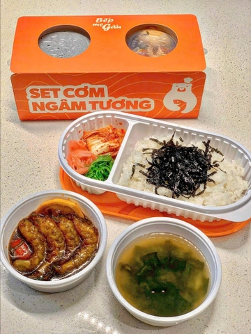 Set 3 : cơm tôm ngâm tương