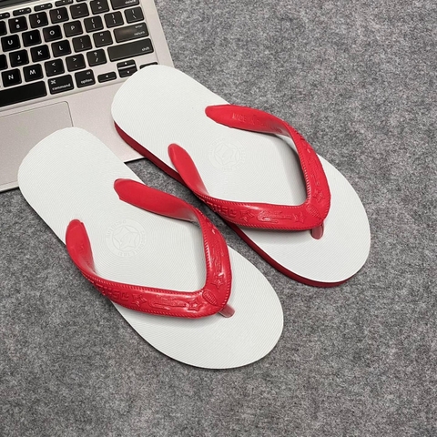 dép lào Thái trắng quai đỏ
