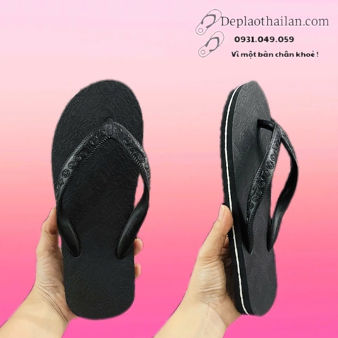 dép truyền thống đen