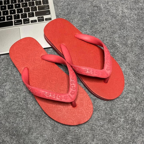 dép lào truyền thống Thái màu đỏ