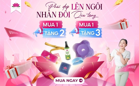 PHÁI ĐẸP LÊN NGÔI - NHÂN ĐÔI QUÀ TẶNG - MUA 1 TẶNG 2 - MUA 1 TẶNG 3