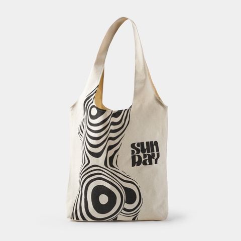 Túi Tote Túi xách vải Canvas Sunday Unisex Second Sunday SA07