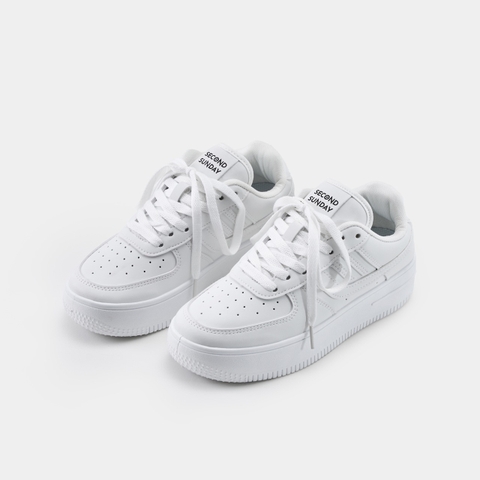 Giày Thể Thao Sneaker Nam Nữ Second Sunday White Day Đế Tăng Chiều Cao 4cm SK45