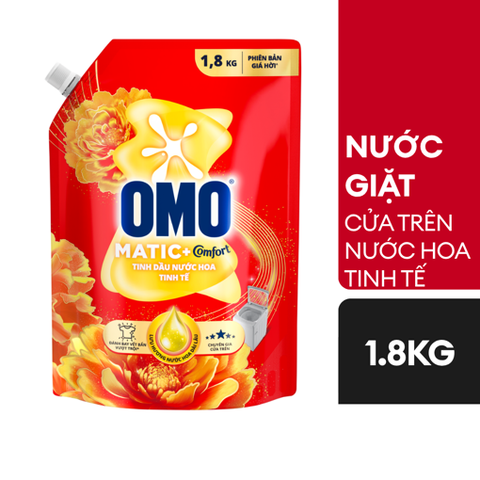 OMO nước giặt MG cửa trên tinh dầu nước hoa tinh tế 1.8kg