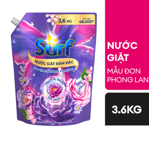 SUFT NG hương hoa cỏ huyền bí mẫu đơn & phong lan 3.6kg