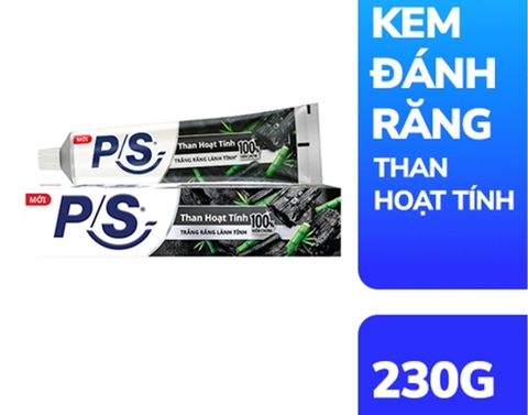 P/S KĐR TRẮNG RĂNG THAN HOẠT TÍNH & TRE 230G/36 ống