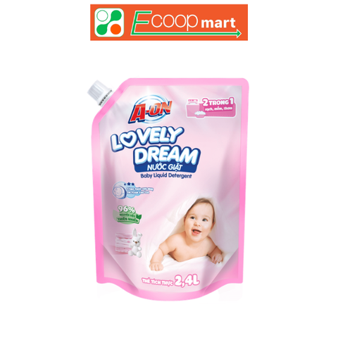Nước giặt A-ON Baby Lovely Dream 2.4 lít