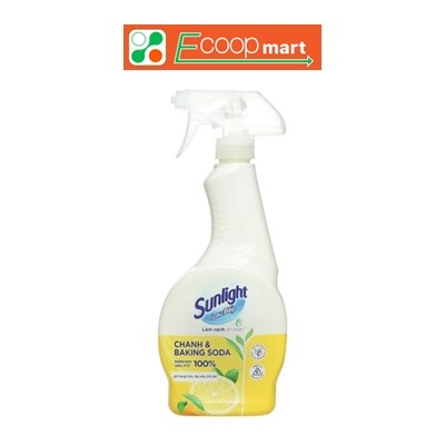 Nước lau bếp Sunlight Chanh & Baking Soda / chanh & sả chai 500ml