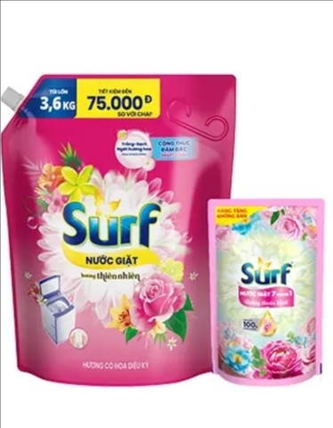 Combo NG Surf Cỏ hoa diệu kỳ 3.6kg tặng NG Surf TN 350g