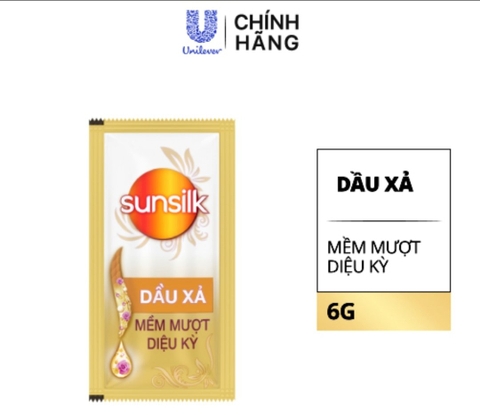 SUNSILK Dầu Xả Mềm Mượt Diệu Kỳ  (Vàng) 6gx10