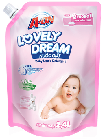 Nước giặt A-ON Baby Lovely Dream 2.4 lít