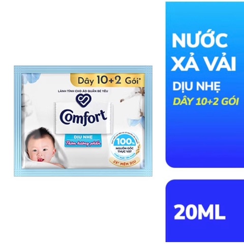 COMFORT NX mềm vải dịu nhẹ thơm hương phấn (10+2)x20ML