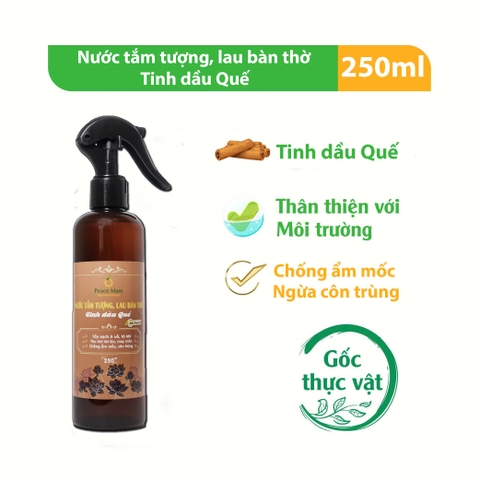 Nước Tắm Tượng, Lau Ban Thờ Gốc Thực Vật Peace Mass 250ml