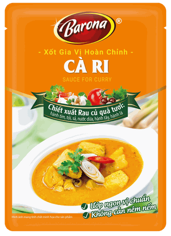 Xốt gia vị hoàn chỉnh barona - cà ri (80g)