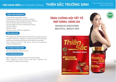 Thiên Sắc Trường Sinh hộp 30 viên