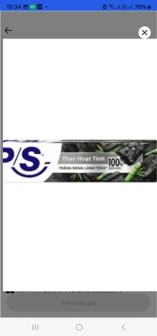 P/S KĐR TRẮNG RĂNG THAN HOẠT TÍNH & TRE 180G/36 ống