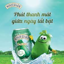 Trà bí đao Wonderfarm - lon 310ml