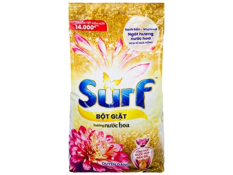 Bột giặt Surf Hương nước hoa Duyên dáng Gói 5.3kg