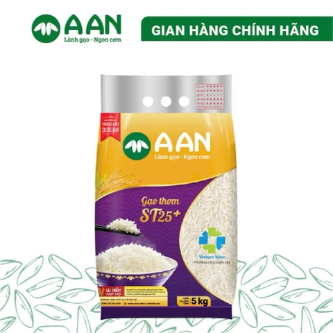 Gạo A An ST25 plus túi 5kg