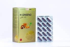 H – GINSENG Linh Chi hộp 4 vỉ x 15 viên