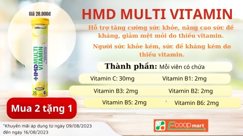 HMD Multi Vitamin - Tuýp 20 viên