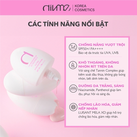 Kem chống nắng SPF50+ PA++++ Divme 50ml