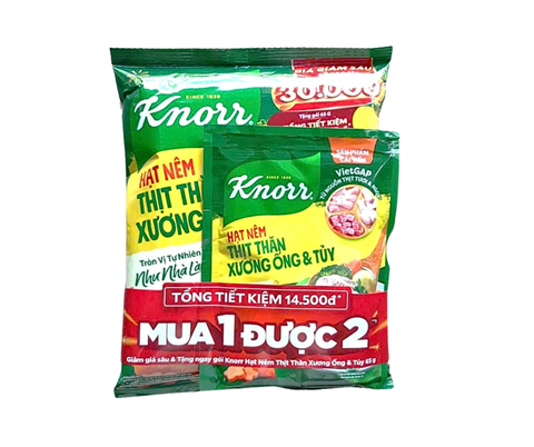 Hạt nêm Knorr 400g - tặng Knorr 65g