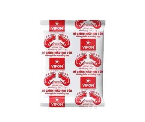 Mì chính hiệu Hai Tôm Vifon gói 75g