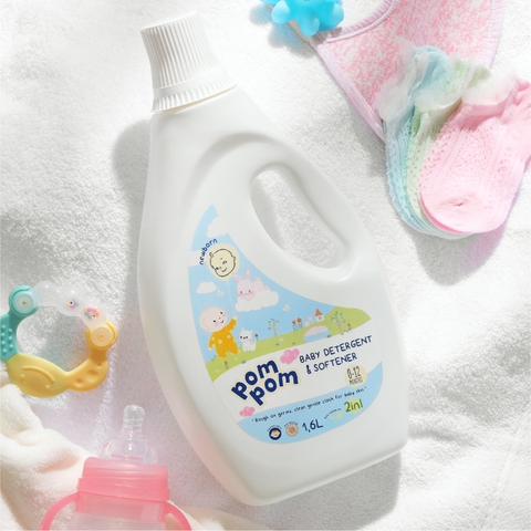 Nước giặt xả POM POM Newborn1.6L