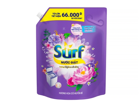 Nước giặt SURF hương hoa cỏ huyền bí túi 3.3kg