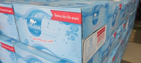 Nước suối ion Hoàng Gia 520 ml 24 chai/ thùng