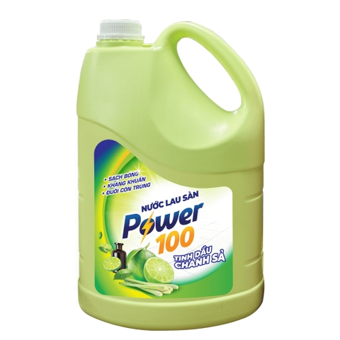 Nước lau sàn tinh dầu chanh sả Power can 3.5kg