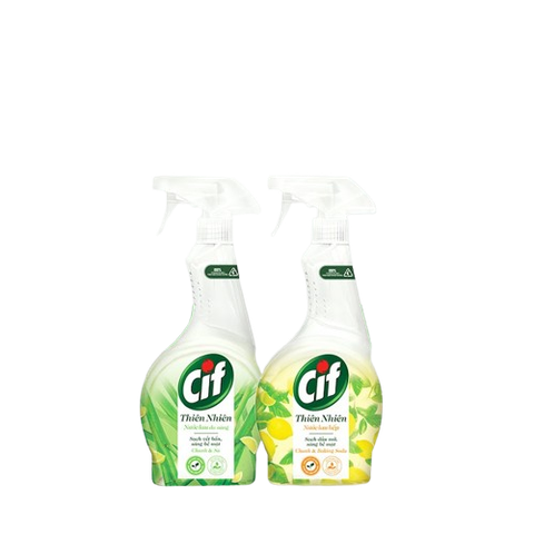 Nước xịt CIF lau bếp thiên nhiên chai 500ml