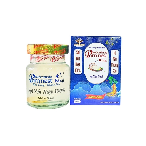 Nước Yến Sào Pomnest King Nhân Sâm lọ 70ml