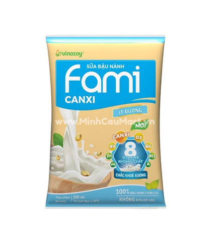 Sữa đậu nành Fami - bịch 200ml