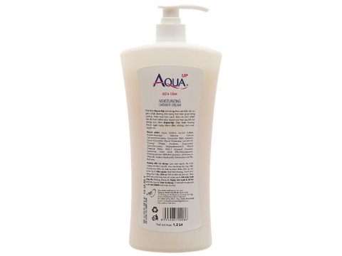 Sữa tắm Aqua Up dưỡng ẩm hương nước hoa chai 1.2L