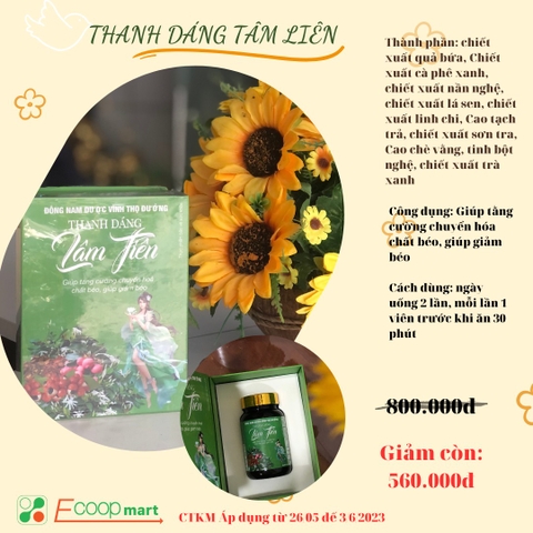 Thanh Dáng Lâm Tiên - hộp 60 viên