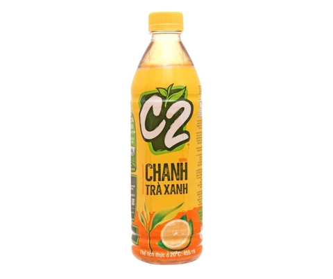 Trà xanh C2 hương chanh 455mlx24