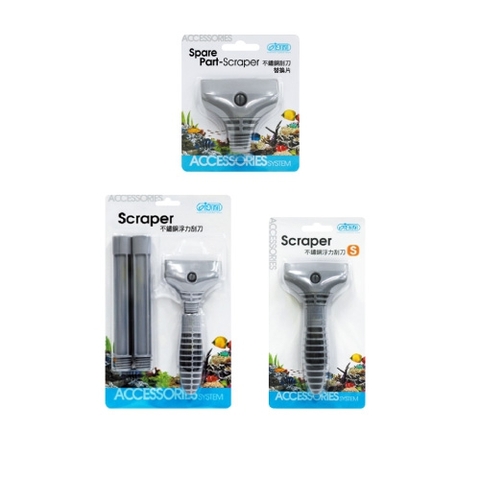 Dụng cụ cạo rêu , chùi hồ - Ista Scraper ( with extending rods )