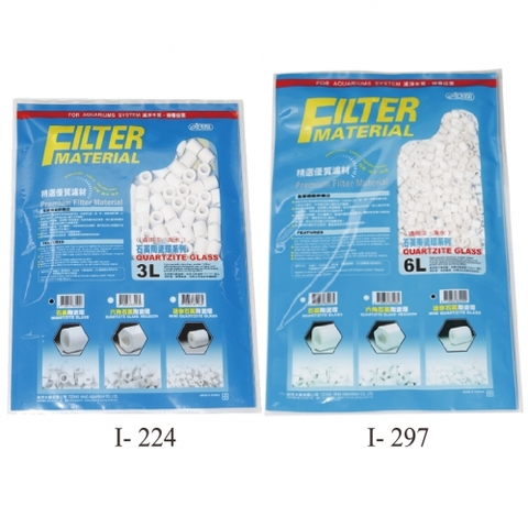 Sứ lọc nước hồ cá - Ista Quartzite Glass