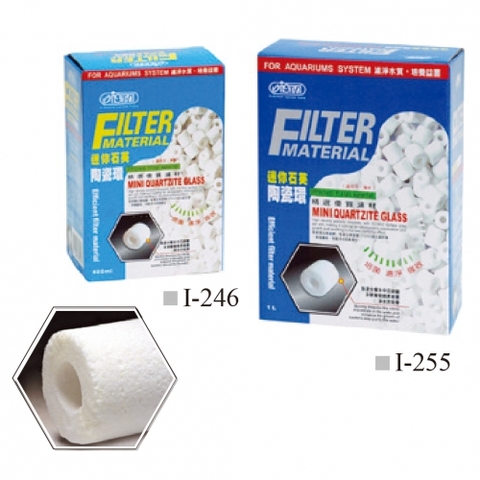 Sứ lọc nước hồ cá - Ista Mini Quartzite Glass