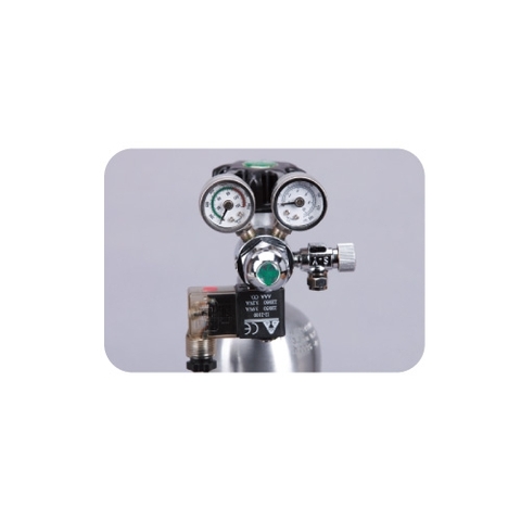Van điều tiết CO2 + Selenoid - Isat CO2 Controller ( Twin Gauge ) - Face Side