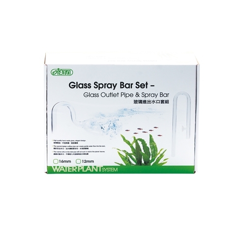 Bộ ống in out bằng thủy tinh đầu phun dạng phiễu - Ista Glass Spray Bar Set
