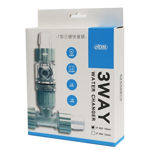 Van nối lọc thùng + van xả - Ista 3 Way Water Changer