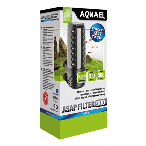 Máy lọc góc hồ cá cảnh - Aquael ASAP 500 ( 5.0W - 500 l/h )