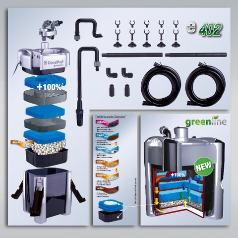 Lọc thùng - JBL CristalProfi e402