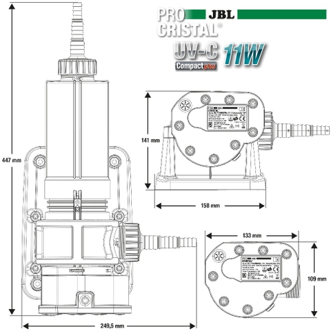 Đèn UV-C - JBL ProCristal UV-C 11W
