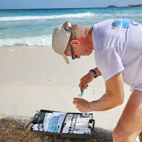 Bộ test hồ cá nước mặn - JBL Pro Aquatest Combiset Marine