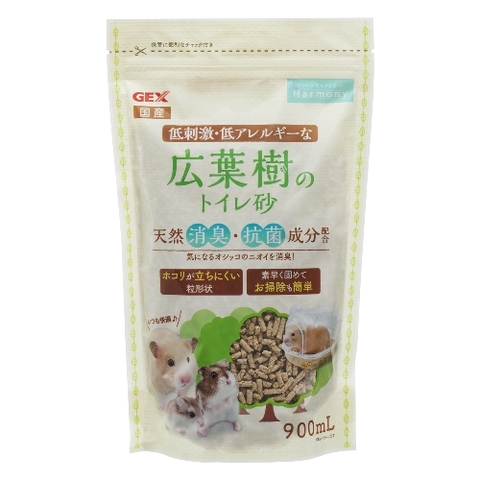 Gex Low Allergy Litter for Hamster - Viên nén hút ẩm vệ sinh cho Hamster 900ml
